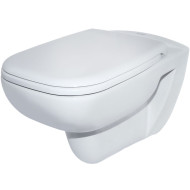 Унитаз Duravit D-Code 45700900A1 подвесной с сиденьем Микролифт Унитаз Duravit D-Code 45700900A1 подвесной с сиденьем Микролифт