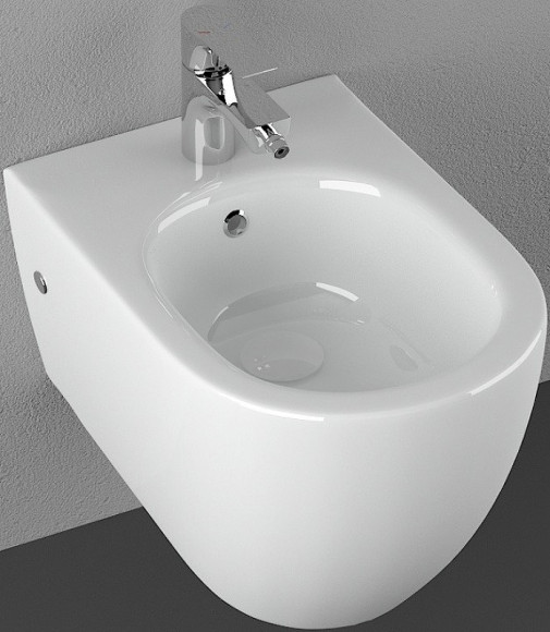 Биде Allen Brau Reality 4.32008.20 подвесное Белое Биде Allen Brau Reality 4.32008.20 подвесное Белое