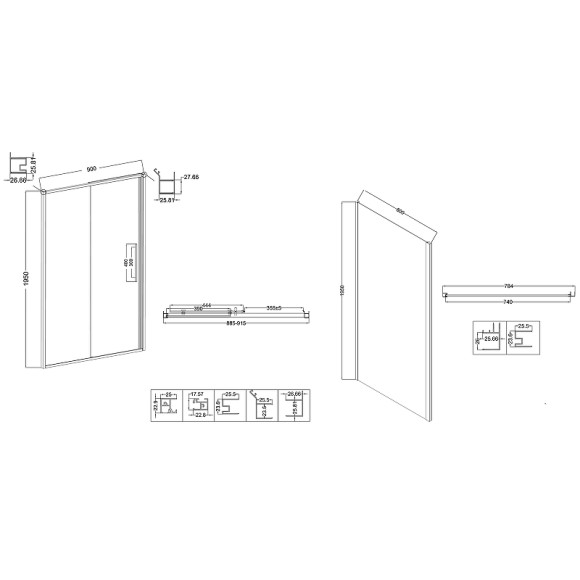 Душевой уголок Niagara Nova 90х80 NG-64-9A-A80-34 профиль Хром стекло прозрачное Душевой уголок Niagara Nova 90х80 NG-64-9A-A80-34 профиль Хром стекло прозрачное