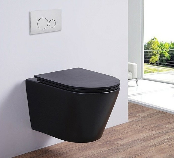 Унитаз Esbano Clavel ESUPCLAVBM подвесной Черный матовый с сиденьем Микролифт