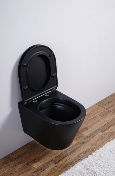 Унитаз Esbano Clavel ESUPCLAVBM подвесной Черный матовый с сиденьем Микролифт