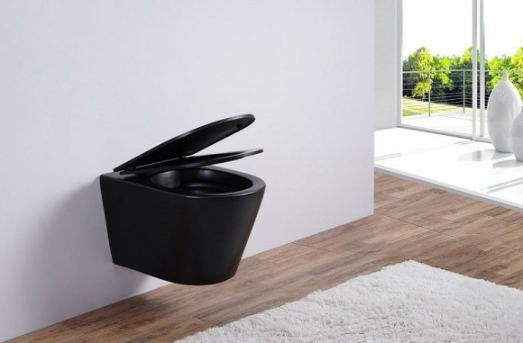 Унитаз Esbano Clavel ESUPCLAVBM подвесной Черный матовый с сиденьем Микролифт