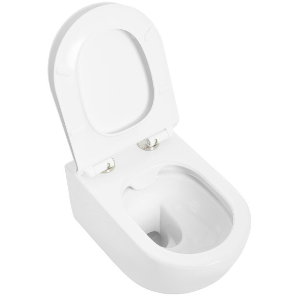 Унитаз Cezares Molveno CZR-2468-TH-R/CZR-2011-SC подвесной с сиденьем Микролифт Унитаз Cezares Molveno CZR-2468-TH-R/CZR-2011-SC подвесной с сиденьем Микролифт