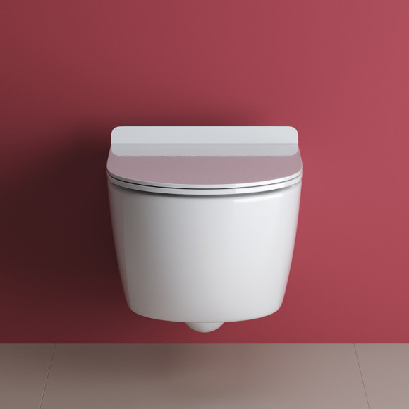 Унитаз Cezares Molveno CZR-2468-TH-R/CZR-2011-SC подвесной с сиденьем Микролифт Унитаз Cezares Molveno CZR-2468-TH-R/CZR-2011-SC подвесной с сиденьем Микролифт