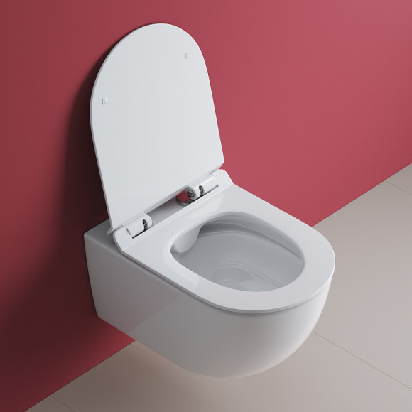 Унитаз Cezares Molveno CZR-2468-TH-R/CZR-2011-SC подвесной с сиденьем Микролифт Унитаз Cezares Molveno CZR-2468-TH-R/CZR-2011-SC подвесной с сиденьем Микролифт