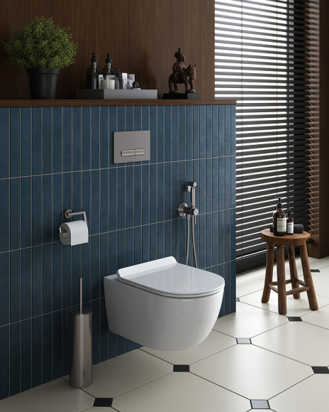 Унитаз Cezares Molveno CZR-2468-TH-R/CZR-2011-SC подвесной с сиденьем Микролифт Унитаз Cezares Molveno CZR-2468-TH-R/CZR-2011-SC подвесной с сиденьем Микролифт