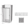 Душевая дверь Ravak Blix BLDP2 110 0PVD0100Z1 профиль Белый стекло Transparent Душевая дверь Ravak Blix BLDP2 110 0PVD0100Z1 профиль Белый стекло Transparent