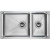 Кухонная мойка Paulmark Gerberg 78/2S Uni PM227844-BS Брашированная сталь