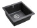 Кухонная мойка Paulmark Gera 50 PM104546-BL Черная Кухонная мойка Paulmark Gera 50 PM104546-BL Черная