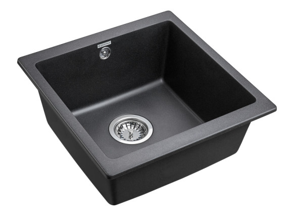 Кухонная мойка Paulmark Gera 50 PM104546-BL Черная Кухонная мойка Paulmark Gera 50 PM104546-BL Черная