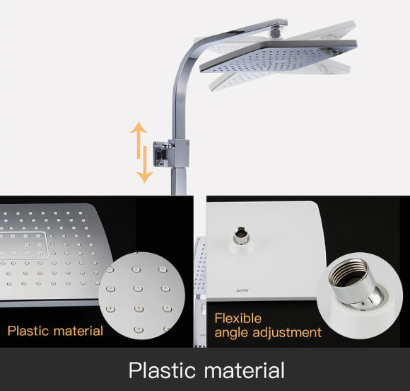 Душевая система Gappo G07 G2407-40 с термостатом Хром