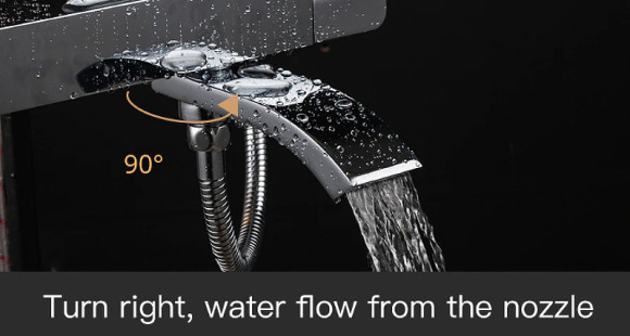 Душевая система Gappo G07 G2407-40 с термостатом Хром