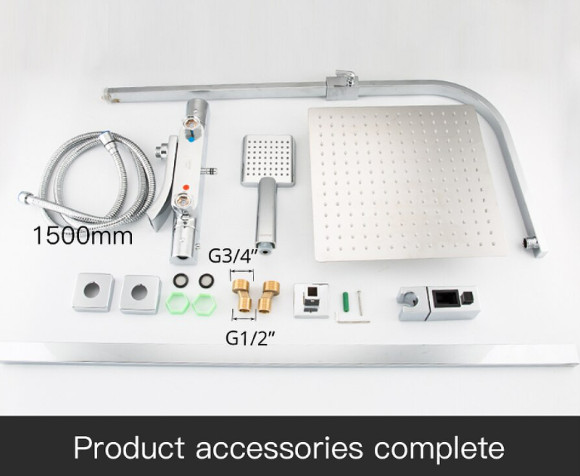 Душевая система Gappo G07 G2407-40 с термостатом Хром