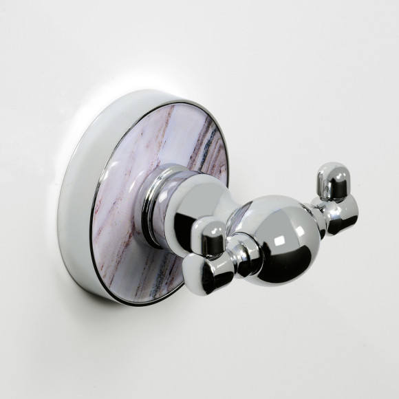 Двойной крючок WasserKRAFT Aland K-8523D Хром Двойной крючок WasserKRAFT Aland K-8523D Хром