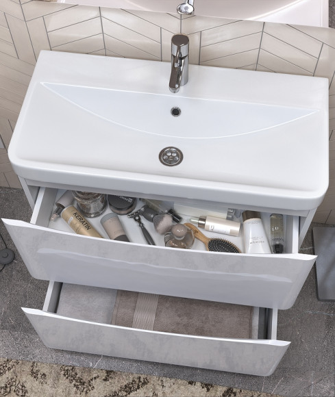 Тумба под раковину Vigo Glem 70 tn.GLE.9595.70.2Y Белая Тумба под раковину Vigo Glem 70 tn.GLE.9595.70.2Y Белая