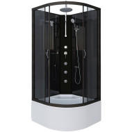Душевая кабина Niagara Classic 90x90 6508-14BKTG с гидромассажем