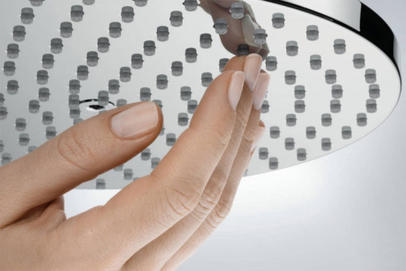 Душевая система Hansgrohe Raindance Select S Showerpipe 27633670 с термостатом Черная матовая