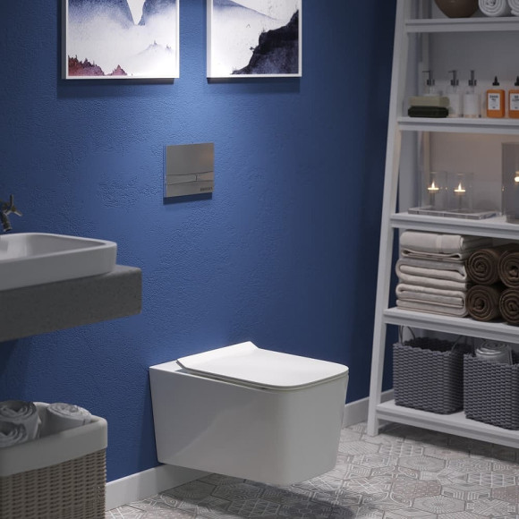 Унитаз Berges Floe Rimless 082121 подвесной с сиденьем Микролифт Унитаз Berges Floe Rimless 082121 подвесной с сиденьем Микролифт