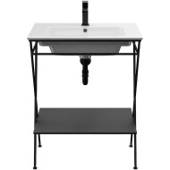 Консоль под раковину Kerama Marazzi Piano Next 65 PIA.N.65\BLK Черная матовая Консоль под раковину Kerama Marazzi Piano Next 65 PIA.N.65\BLK Черная матовая