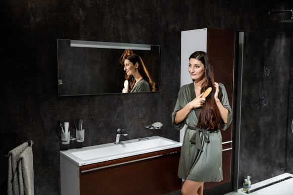 Зеркало Ravak Clear 80 X000000765 с подсветкой с выключателем Зеркало Ravak Clear 80 X000000765 с подсветкой с выключателем