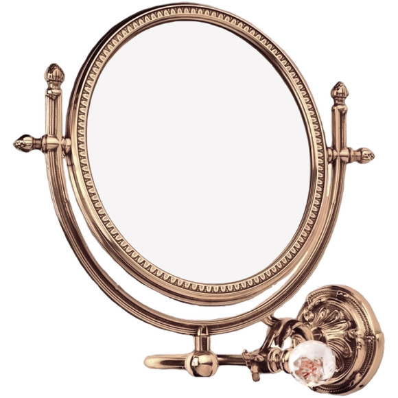 Косметическое зеркало Art&Max Barocco Crystal AM-2109-Br-C Бронза