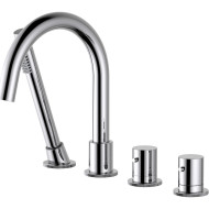 Смеситель на борт ванны Timo Saona 2330/00Y с термостатом Хром