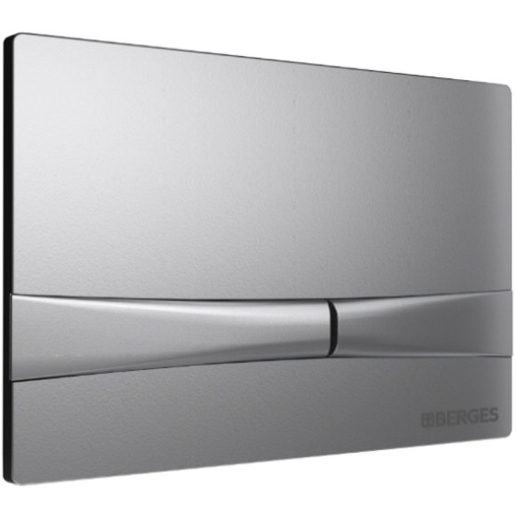 Комплект унитаза с инсталляцией Berges Novum 043248 с сиденьем Микролифт и клавишей смыва Хром матовый