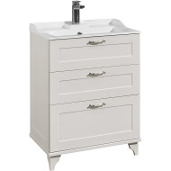 Тумба под раковину Aquaton Леон 65 Н 1A194601LBPS0 Дуб белый