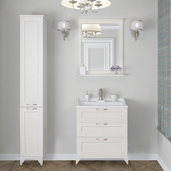 Тумба под раковину Aquaton Леон 65 Н 1A194601LBPS0 Дуб белый