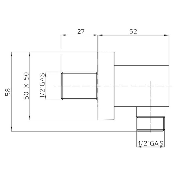 Шланговое подключение Bossini V00240.030 Хром Шланговое подключение Bossini V00240.030 Хром