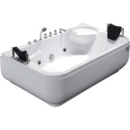 Акриловая ванна Gemy G9085BR 182х116 с гидромассажем