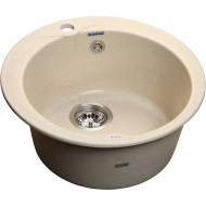 Кухонная мойка GranFest Rondo GF-R480 Бежевая Кухонная мойка GranFest Rondo GF-R480 Бежевая
