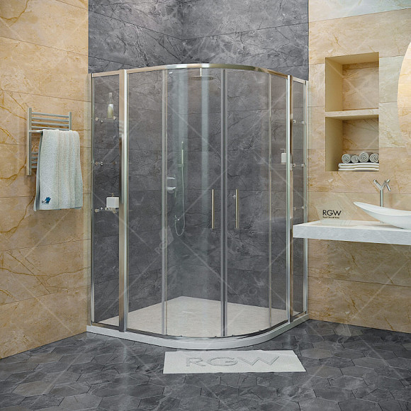 Душевая стенка RGW Z-42 30 03064230-11 профиль Хром стекло прозрачное Душевая стенка RGW Z-42 30 03064230-11 профиль Хром стекло прозрачное
