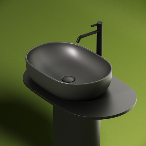 Раковина-чаша Ceramicanova Element 60 CN6047MDH Темный антрацит матовый Раковина-чаша Ceramicanova Element 60 CN6047MDH Темный антрацит матовый