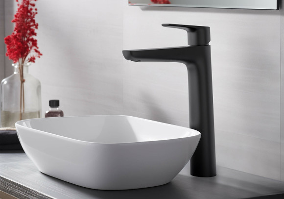 Смеситель для раковины Aquatek Бетта AQ1104MB Черный матовый Смеситель для раковины Aquatek Бетта AQ1104MB Черный матовый