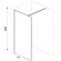Душевая перегородка Ravak Walk-In Wall 90 GW9W70300Z1 профиль Черный стекло Transparent Душевая перегородка Ravak Walk-In Wall 90 GW9W70300Z1 профиль Черный стекло Transparent