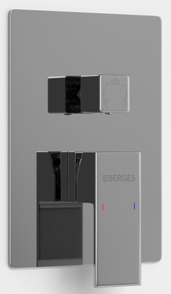 Душевая система Berges Nardis 3S 071005 Хром сильвер Душевая система Berges Nardis 3S 071005 Хром сильвер