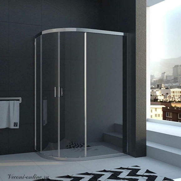 Душевой уголок Veconi Rovigo RV-03 120х80 R RV03-12080A-01-19C1 профиль Хром стекло прозрачное Душевой уголок Veconi Rovigo RV-03 120х80 R RV03-12080A-01-19C1 профиль Хром стекло прозрачное