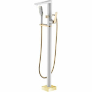 Смеситель для ванны Boheme Venturo 389-W Белый Золото