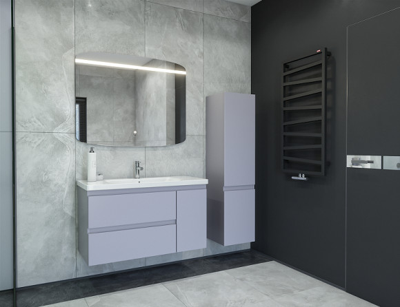 Шкаф пенал Caprigo Forte 35 R 36150R-SF028 подвесной Серый матовый Шкаф пенал Caprigo Forte 35 R 36150R-SF028 подвесной Серый матовый