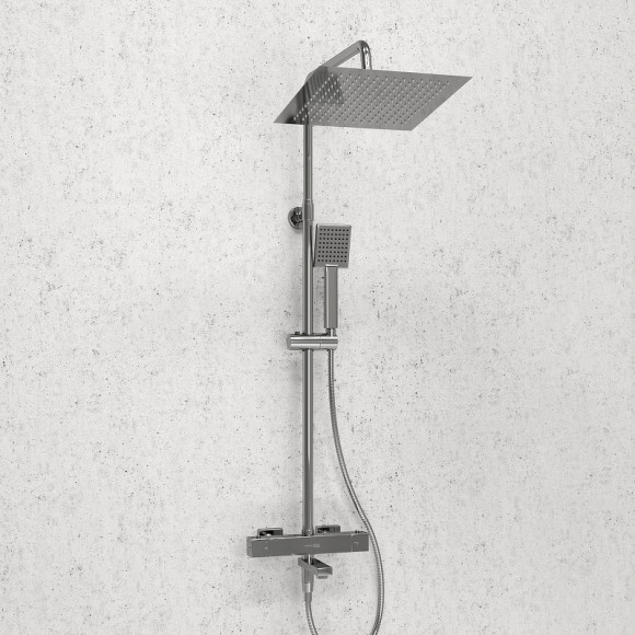 Душевая система WasserKRAFT A199.118.141.010.CH Thermo с термостатом Хром