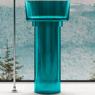 Раковина Abber Kristall 45 AT2702Aquamarin Бирюзовая