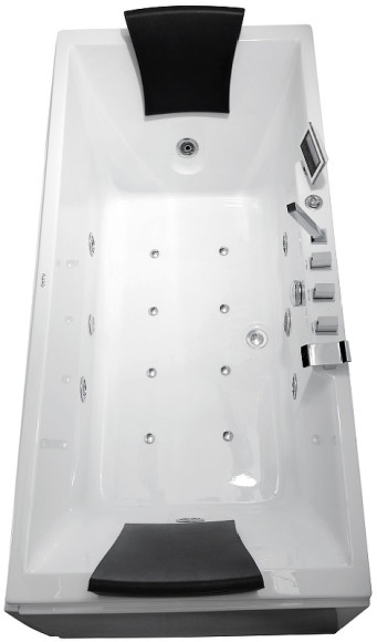 Акриловая ванна Gemy 175х85 G9065 K L с гидромассажем Акриловая ванна Gemy 175х85 G9065 K L с гидромассажем