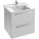 Тумба под раковину Jacob Delafon Struktura EB1276-N18 57 подвесная Белая