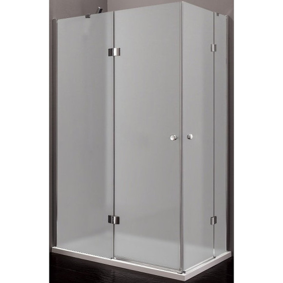 Душевой уголок Cezares Verona 120x100 L VERONA-W-AH-2-120/100-P-Cr-L профиль Хром стекло рифленое