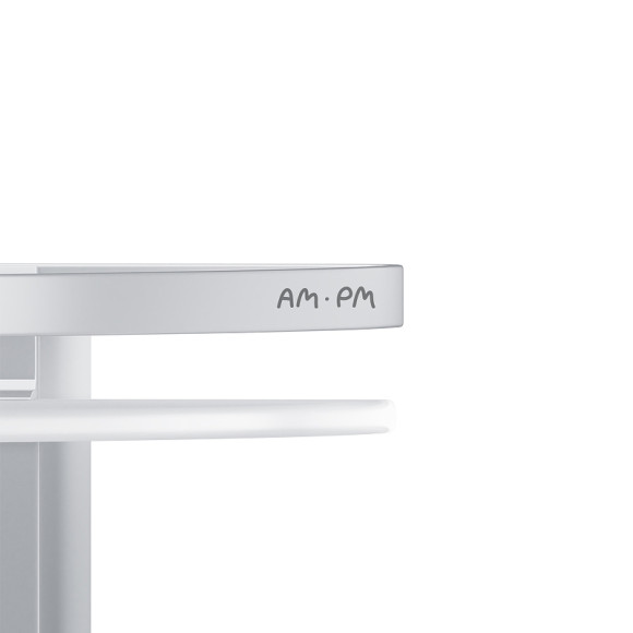 Стеклянная полка AM.PM Sense L A7456200 угловая Серебристая Стеклянная полка AM.PM Sense L A7456200 угловая Серебристая