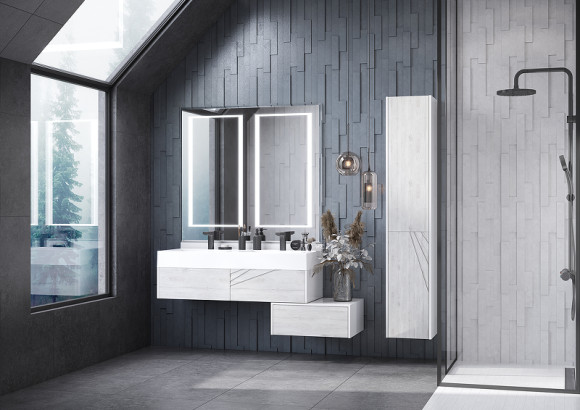 Зеркало Aquaton Сакура 120 1A249702SKW80 Белое