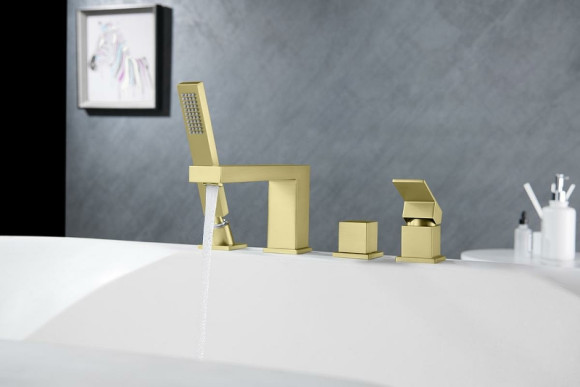 Смеситель на борт ванны Timo Selene 2130/17Y Золото матовое Смеситель на борт ванны Timo Selene 2130/17Y Золото матовое