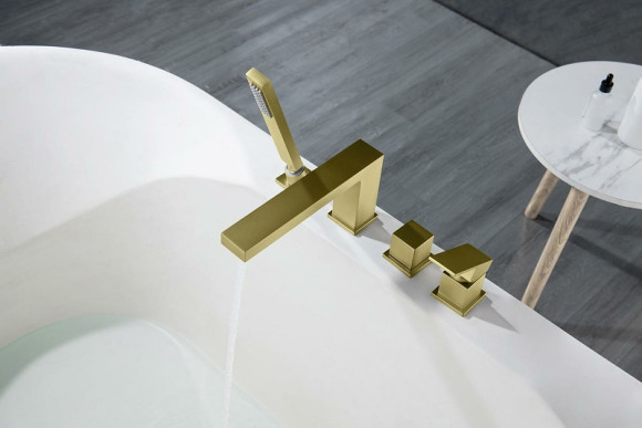 Смеситель на борт ванны Timo Selene 2130/17Y Золото матовое Смеситель на борт ванны Timo Selene 2130/17Y Золото матовое