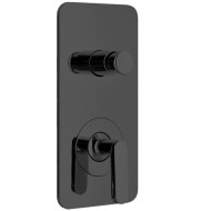 Смеситель для душа Webert Living LV860101560 Черный матовый